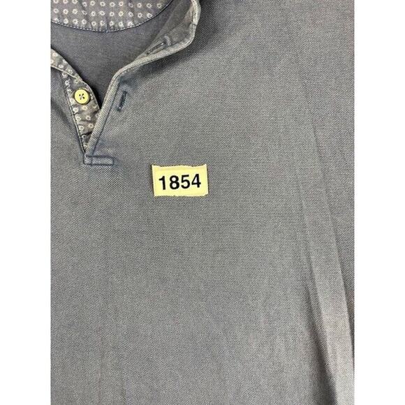 Johnnie-O‎ Polo Shirt Men's sz Large Shoreline Washed Blue - Picture 5 of 5